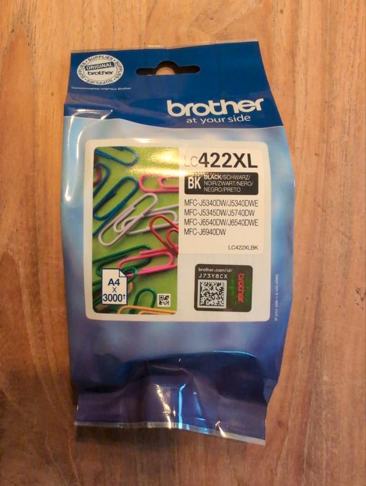 Brother LC-422XLBK, Computers en Software, Printerbenodigdheden, Nieuw, Cartridge, Ophalen