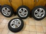 4 velgen met zomerbanden Opel corsa origineel, Auto-onderdelen, Ophalen, Gebruikt, 15 inch, Banden en Velgen