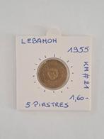 Lebanon 5 piastres 1955 UNC !!geres andy, Timbres & Monnaies, Monnaies | Asie, Enlèvement ou Envoi