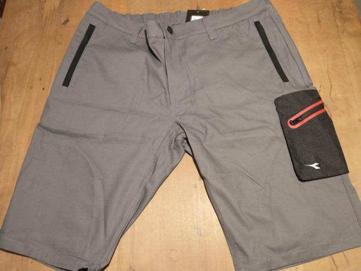 * Werkshort grijs XXXL (Diadora, nieuw), Tuin en Terras, Werkkleding, Nieuw, Heren, Broek, Ophalen of Verzenden