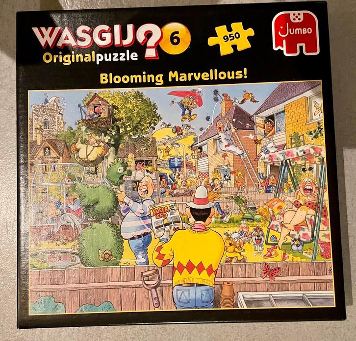 Wasgij Original 6 Blooming Marvellous 950 stukjes, Hobby en Vrije tijd, Denksport en Puzzels, Zo goed als nieuw, Legpuzzel, 500 t/m 1500 stukjes