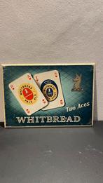 Whitbread blikkken bord., Ophalen of Verzenden, Zo goed als nieuw, Reclamebord, Plaat of Schild