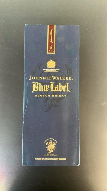 Johnnie Walker Blue Label beschikbaar voor biedingen