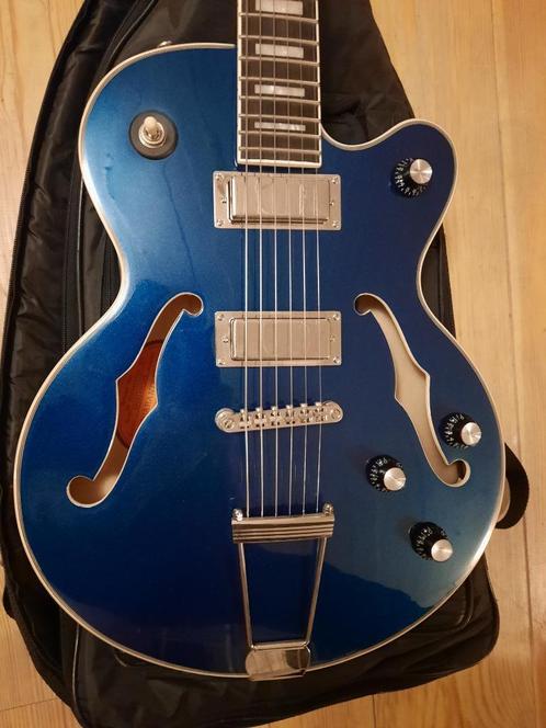 Epiphone Uptown Kat ES SBM, Muziek en Instrumenten, Snaarinstrumenten | Gitaren | Elektrisch, Nieuw, Semi-solid body, Epiphone