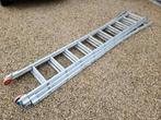 Aluminium ladder 3x10, Doe-het-zelf en Bouw, Ladders en Trappen, Ophalen, Gebruikt, Ladder