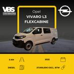 Opel Vivaro L3 dubbel cabine, Stof, Wit, Bedrijf, 5 deurs