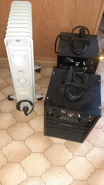 A vendre 3 chauffage  beschikbaar voor biedingen