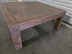 Salontafel 110x110 in teak, Ophalen, Zo goed als nieuw, Teakhout