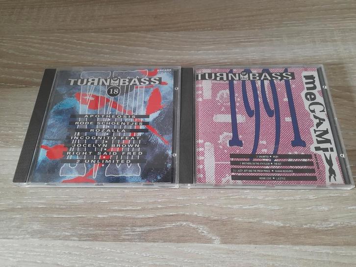 CD'S van turn up the bass 18 en megamix 1991, Cd's en Dvd's, Cd's | Verzamelalbums, Gebruikt, Dance, Ophalen of Verzenden