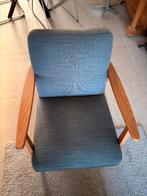 IKEA EKENÄSET fauteuil – eikenhout & donkergrijze stof, Ophalen, Gebruikt, Stof, Scandinavisch