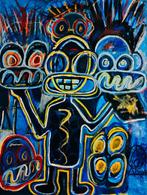 INDRUKWEKEND KUNSTWERK VAN DE WERELDBEROEMDE ABOUDIA, Antiek en Kunst, Kunst | Niet-Westerse kunst, Ophalen