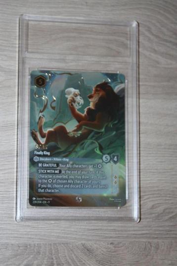 239/204-EN-9 Scar Finally King , Lorcana Disney Enchanted beschikbaar voor biedingen