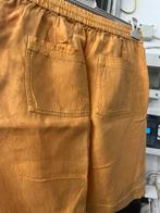 Bermuda Xandres m 36 linnen, beige m 40:, Kleding | Dames, Broeken en Pantalons, Ophalen of Verzenden, Zo goed als nieuw, Beige