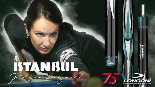 OP VOORRAAD: Longoni Istanbul VP2 + 2x S30 topeinden, Sports & Fitness, Billards & Billards américains, Neuf, Queue ou Boules