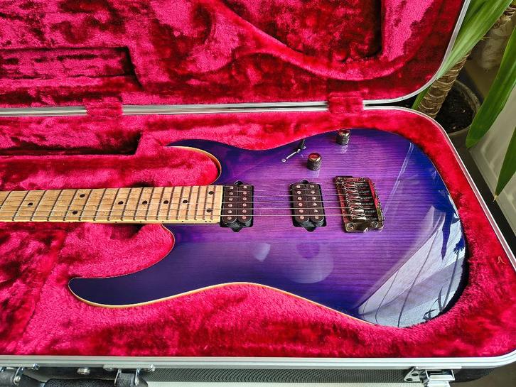 Ibanez RG652AHMFX-RPB Prestige, Muziek en Instrumenten, Snaarinstrumenten | Gitaren | Elektrisch, Zo goed als nieuw, Solid body