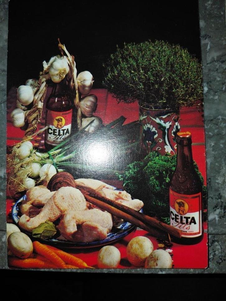 3 postkaarten met Celta pils recepten, Verzamelen, Biermerken, Overige typen, Overige merken, Ophalen