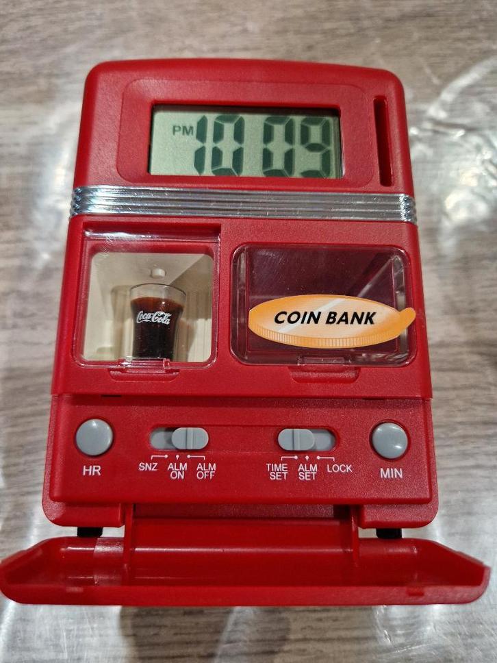 Wekker Coca Cola-automaat, Verzamelen, Merken en Reclamevoorwerpen, Nieuw, Overige typen, Ophalen of Verzenden