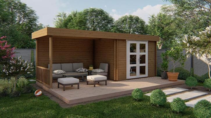 Blokhut - Tuinhuis Maja | 28 mm |, Hobby en Vrije tijd, Overige Hobby en Vrije tijd, Nieuw, Verzenden