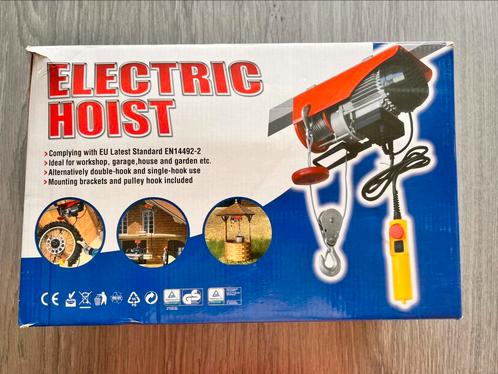 Hbm elektrische takel 250kg Nieuw, Doe-het-zelf en Bouw, Lieren en Takels, Nieuw, Ophalen of Verzenden