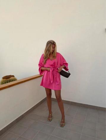 Roze jurk Les Jumelles maat M