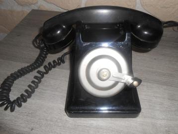 téléphone PTT 1956 Authentique  deco vintage