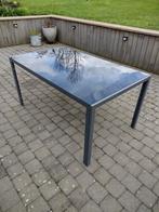 Table jardin en verre, Enlèvement, Utilisé, Aluminium