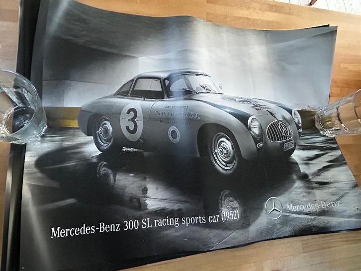 Mercedes poster 9 types, Verzamelen, Posters, Ophalen of Verzenden