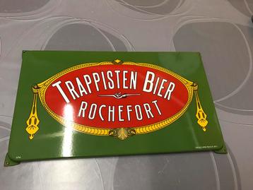 Rochefort emaille reclamebord beschikbaar voor biedingen