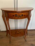 Prachtig antiek muurtafeltje / sidetable, Ophalen, 50 tot 100 cm, Rond, Nieuw
