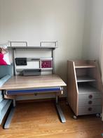 Moll winner bureau met flex deck + rolcontainer, Maison & Meubles, Bureaux, Enlèvement, Réglable en hauteur, Utilisé, Bureau