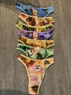 7 tongs en satin avec détails dorés, Vêtements | Femmes, Geen merk, Enlèvement ou Envoi, Autres couleurs, String