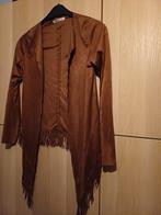 Gilet/veste marron à franges de style western, Enlèvement ou Envoi, Taille 36 (S)