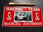 Sticker Racing team FVW Keerbergs Marcel Anthonis Zolder, Verzamelen, Ophalen of Verzenden, Zo goed als nieuw, Auto of Motor