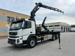 Volvo fmx 2013 kraan 24 tonmeter 5x hydraulisch containersys, Auto's, Automaat, Euro 5, Leder en Stof, Wit