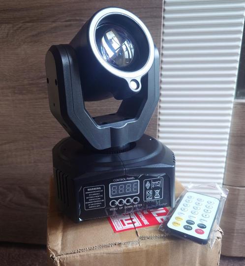 Super Beam Moving head 32W LED/Laser DMX512, Muziek en Instrumenten, Licht en Laser, Zo goed als nieuw, Laser, Geluidgestuurd
