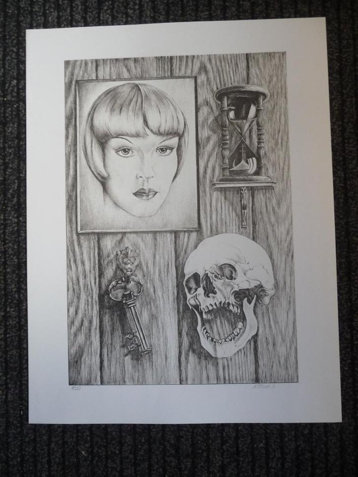 KAREL MOERS : MOOIE LITHO, ORIGINEEL GESIGNEERD, Antiek en Kunst, Kunst | Litho's en Zeefdrukken, Ophalen of Verzenden