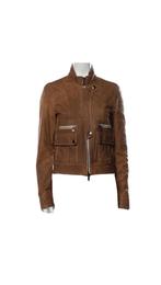 Dolce & Gabbana leren jas, Kleding | Heren, Ophalen of Verzenden, Zo goed als nieuw, Maat 46 (S) of kleiner