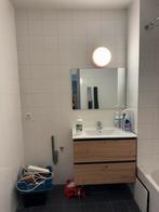Badkamer meubel nieuw + spiegel, Ophalen, Zo goed als nieuw, Wastafelkast