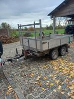 Aanhangwagen geremd 2000 kg 2,5mx1,8m kipper, Ophalen, Gebruikt