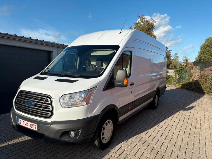 Ford transit L4H3 AWD 170 pk, Auto's, Bestelwagens en Lichte vracht, Particulier, Achteruitrijcamera, Airbags, Airconditioning