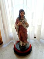 Antiek Jezusbeeld onder stolp, Antiquités & Art, Antiquités | Objets religieux, Enlèvement ou Envoi