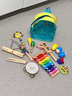 Houten muziek instrumentjes in rugzakje, Kinderen en Baby's, Ophalen, Nieuw