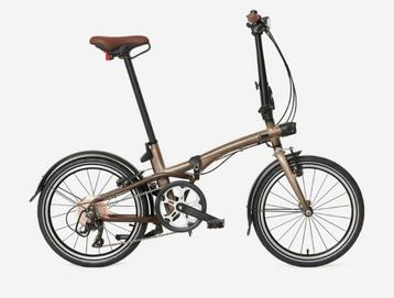 Velo pliant BTWIN FOLD 560 aluminium brut vernis réf 4448604 beschikbaar voor biedingen