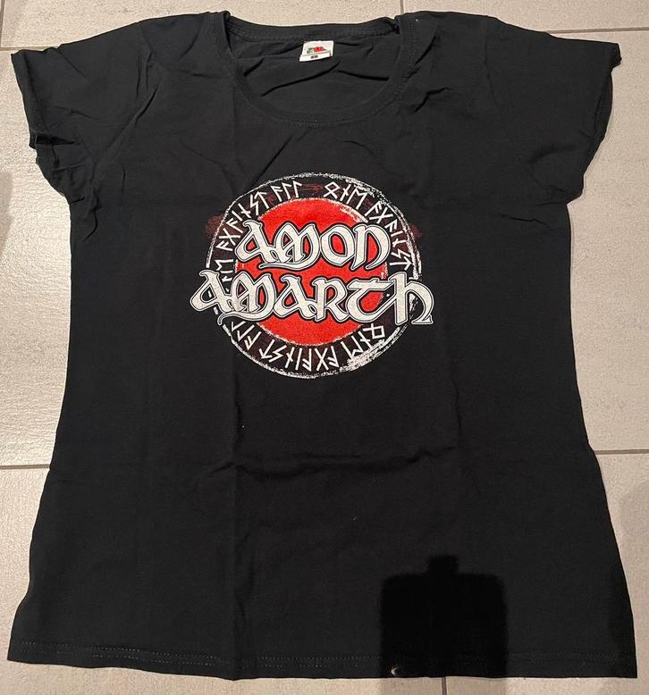 Prachtig zwart bandshirt Amon Amarth dames large, Verzamelen, Muziek, Artiesten en Beroemdheden, Zo goed als nieuw, Kleding, Ophalen