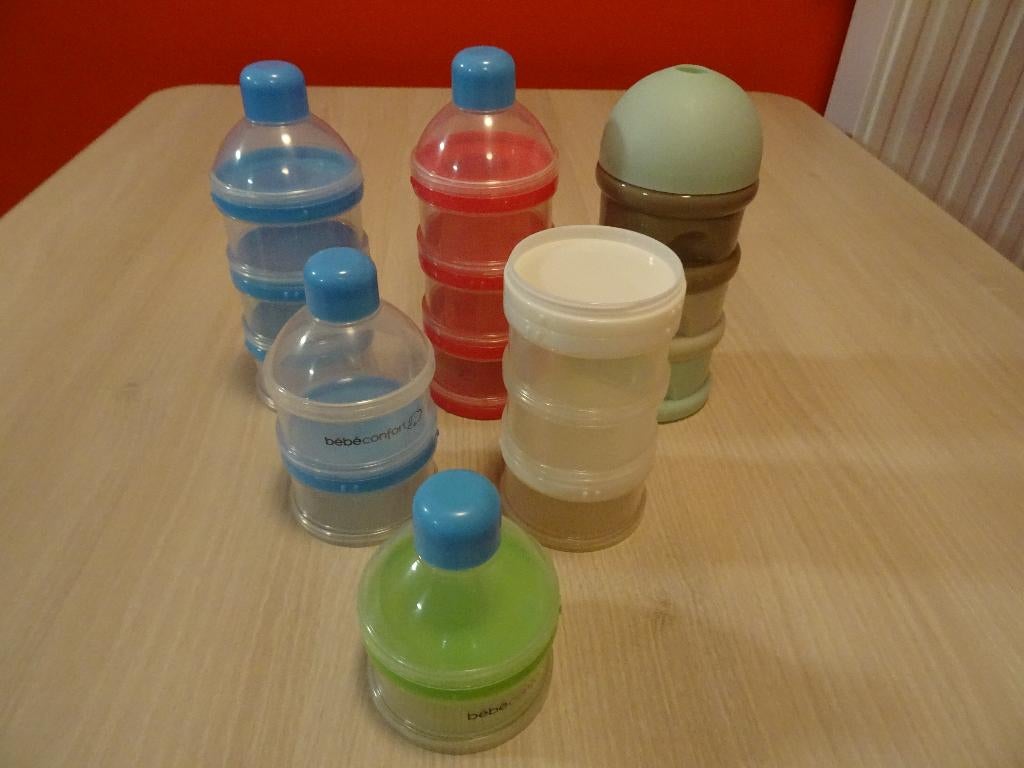 Bewaardozen voor poedermelk, Ophalen, Gebruikt