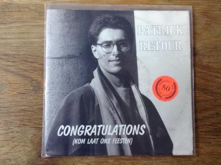 single patrick retour, Cd's en Dvd's, Vinyl Singles, Single, Nederlandstalig, 7 inch, Ophalen of Verzenden