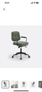 Vintage bureaustoel, Huis en Inrichting, Bureaustoelen, Ophalen, Zo goed als nieuw, Groen, Bureaustoel