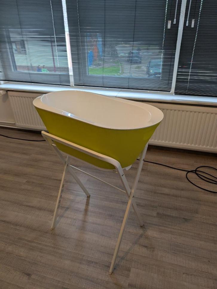 Babybadje Hoppop Bato met staander - Lime, Kinderen en Baby's, Badjes en Verzorging, Gebruikt, Ophalen