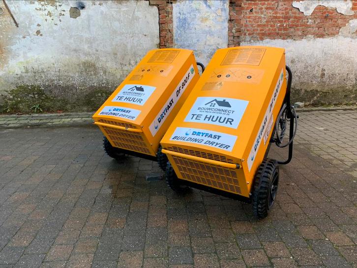 Bouwdroger dryfast (TE HUUR), Doe-het-zelf en Bouw, Ventilatie en Afzuiging, Zo goed als nieuw, Ventilator, Ophalen