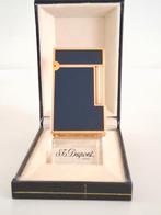 Dupont Aansteker L2 Chinese Lak  BLauw Met PING Geluid, Ophalen of Verzenden, Gebruikt, Aansteker